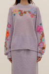 YANYAN KNITS Fall/Winter 2025 Collection: FAFA Alpaca Wool Knit Sweater/Top/Pencil Skirt YYK-YYW24-1952-ZI (Top: YYW24-1942)